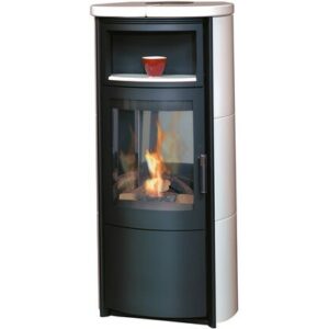 HARK Opera B Grande 5 kW Poêle à bois - carreau de faïence crème - A+