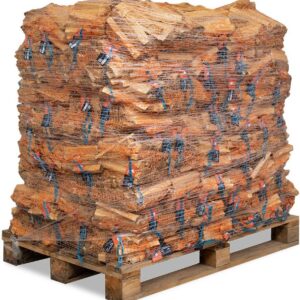 Bois de chauffage hêtre 33 cm - 48 sacs de 40 L - séché en chambre