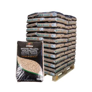 Litière de granulés de bois Biber - 64×15 kg (960 kg) Palette