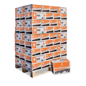 Briquettes de hêtre Nestro - Boîte de 12 kg - Palette 81× (972 kg)