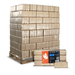 Briquettes de bois tendre RUF Original Blue - palette de 960 kg
