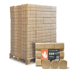 Briquettes de bois tendre RUF Triplex Green - palette de 960 kg