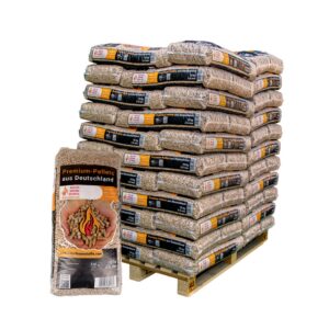 Granulés de bois ENplus A1 960 kg - Combustible naturel 6 mm bois résineux (64 x 15 kg palette)