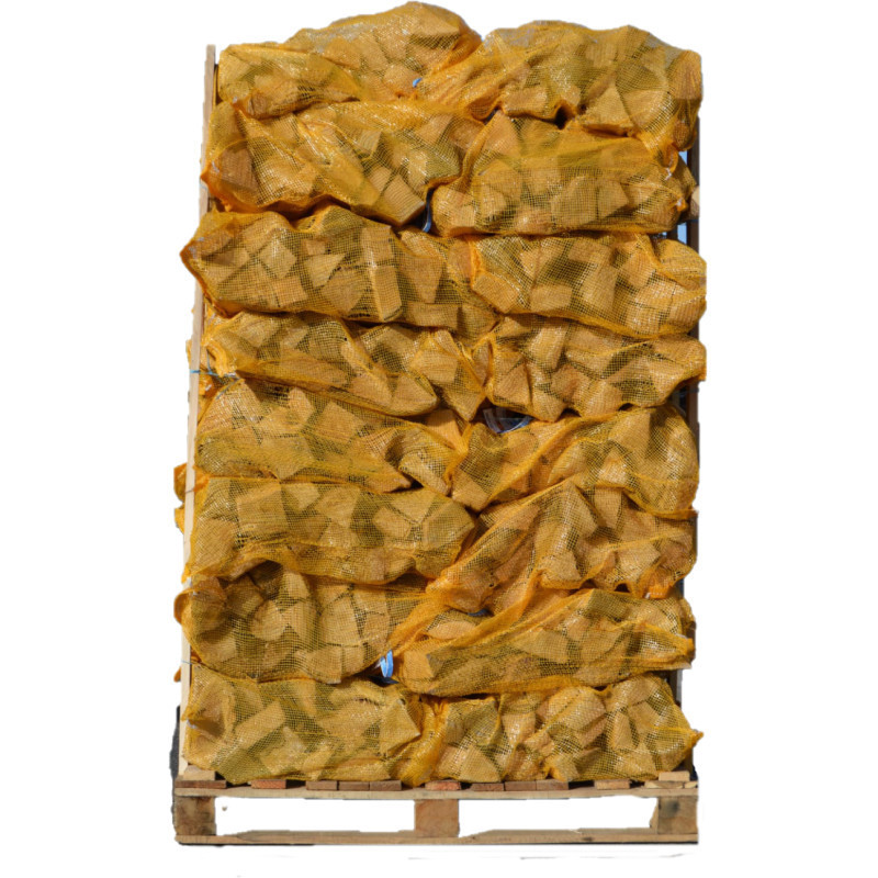 Bois de chauffage Bouleau 33 cm - 48 sacs de 40 L - séché en chambre