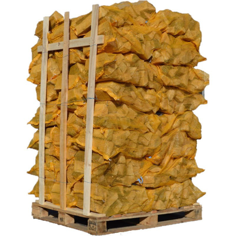 Bouleau de chauffage 25 cm - 48 sacs de 40 L - séché en chambre
