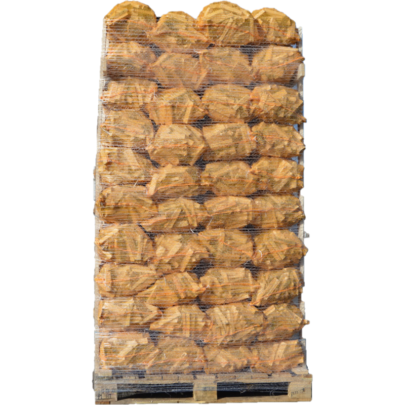 Bois de chauffage Bouleau 50 cm - 36 sacs de 40 L - séché en chambre